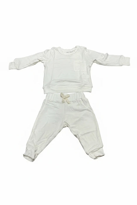 Sugar & Maple Two Piece Jogger Set- Cream