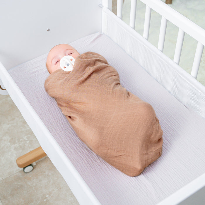 Muslin Swaddle Blanket, 47” x 47” in Cedar, 1 Pack