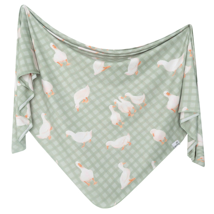 Knit Swaddle Blanket - Baker