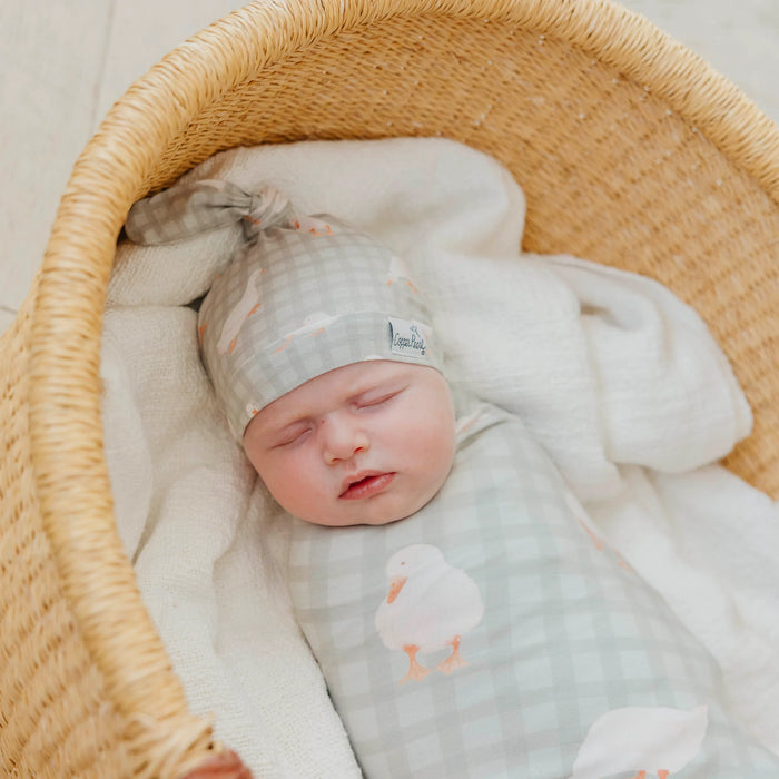 Knit Swaddle Blanket - Baker