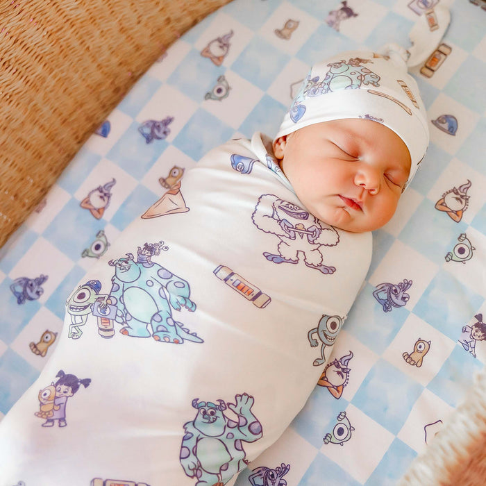 Monsters Inc Friends Premium Knit Swaddle