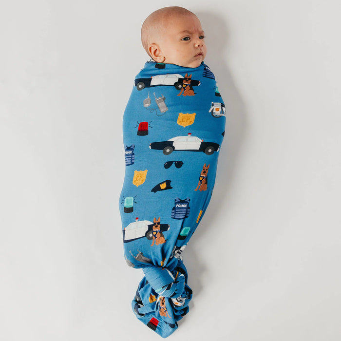 Policemen Bamboo Swaddle Blanket