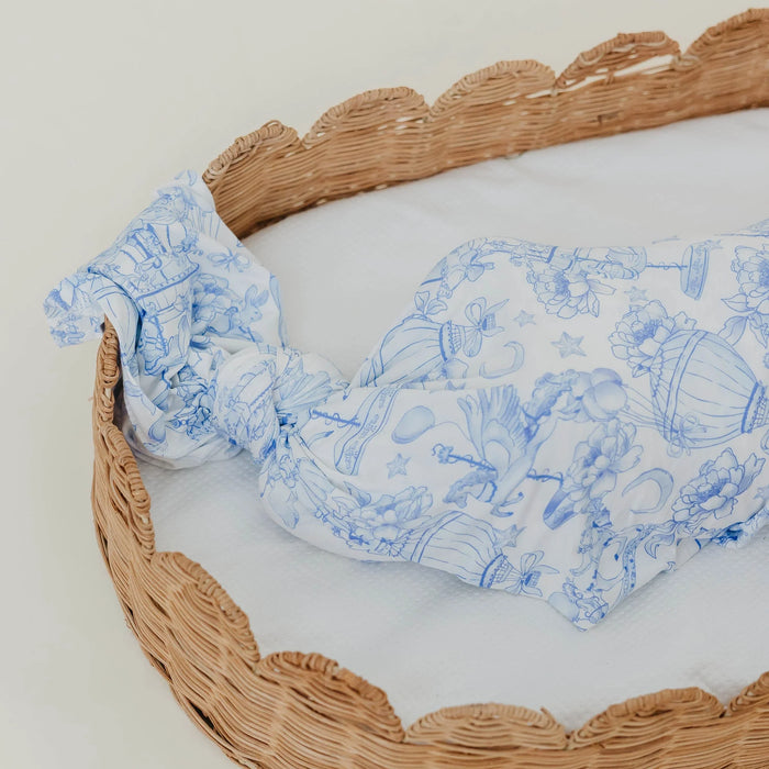 Vintage Carnival Bamboo Swaddle Blanket