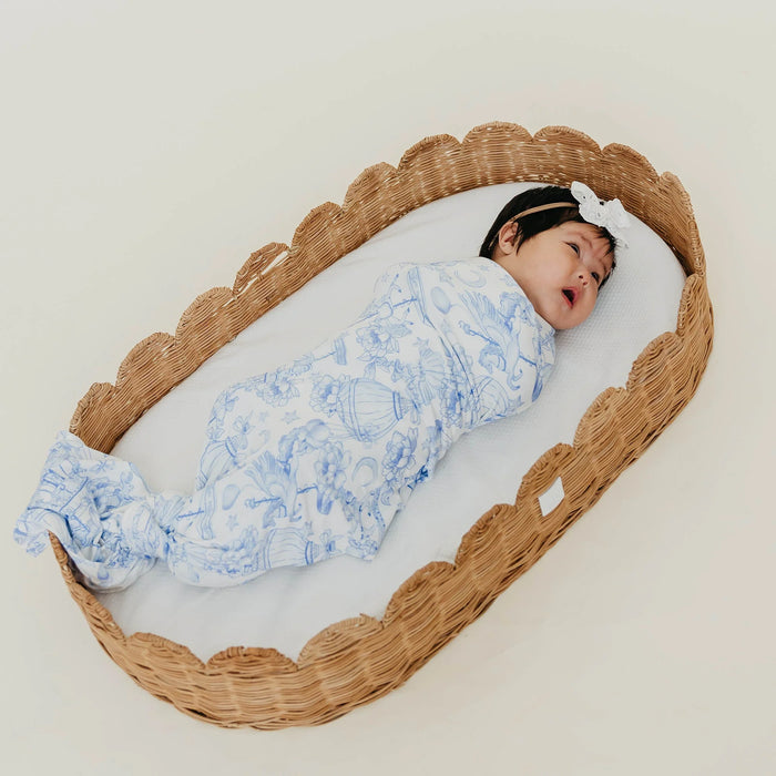 Vintage Carnival Bamboo Swaddle Blanket