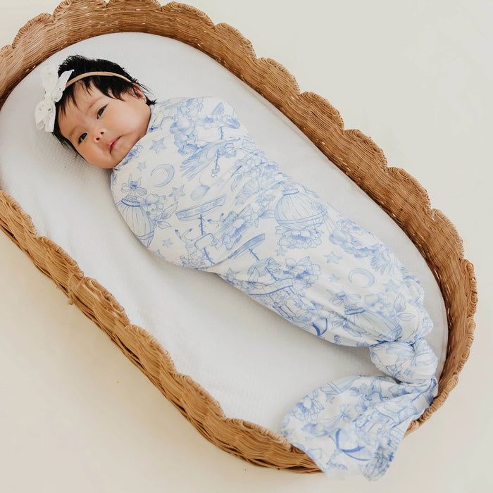 Vintage Carnival Bamboo Swaddle Blanket