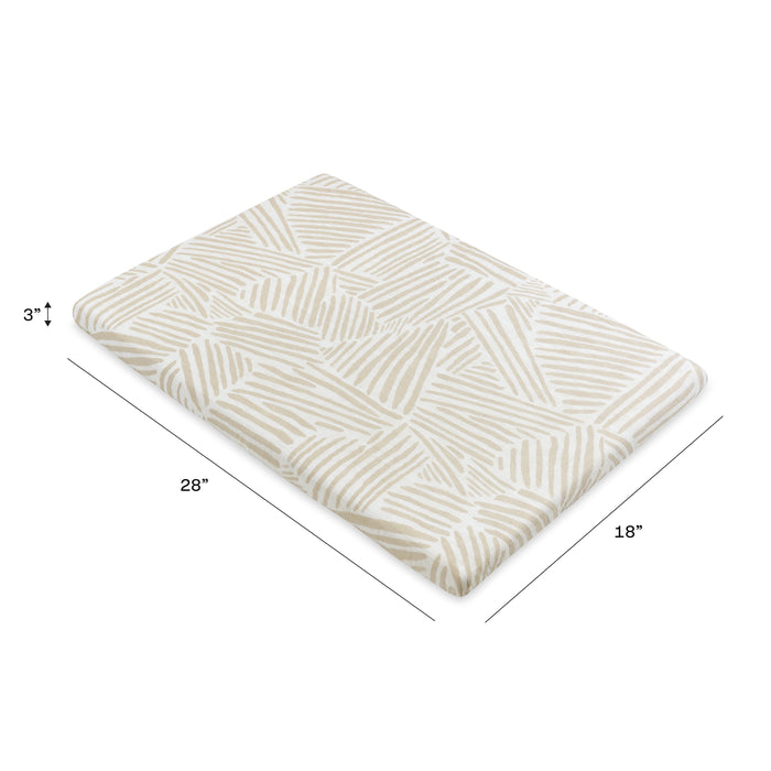 Olive Branches Organic Muslin Bassinet Sheet