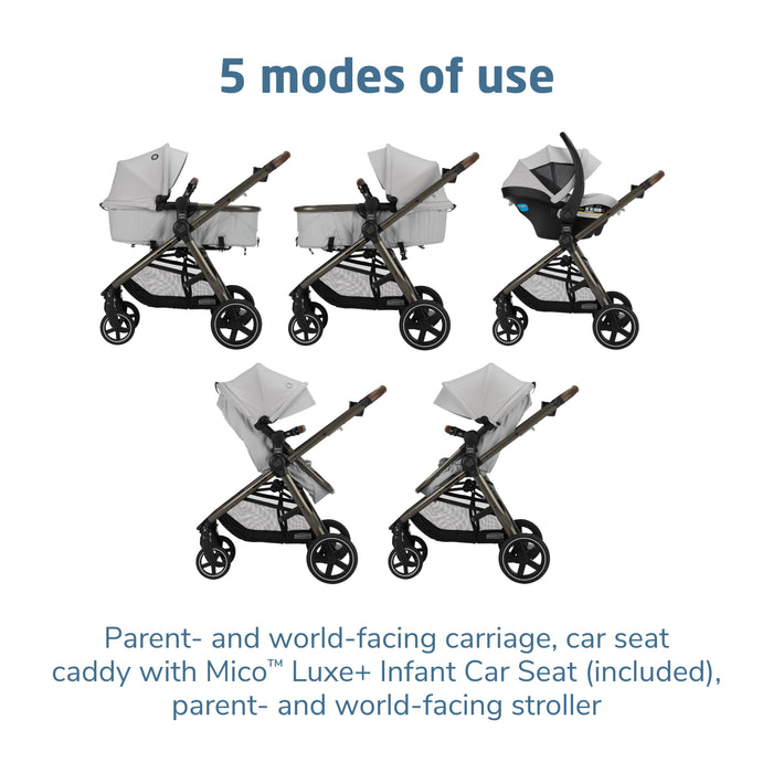 Maxi-Cosi Zelia Luxe+ 5-in-1 Modular Travel System