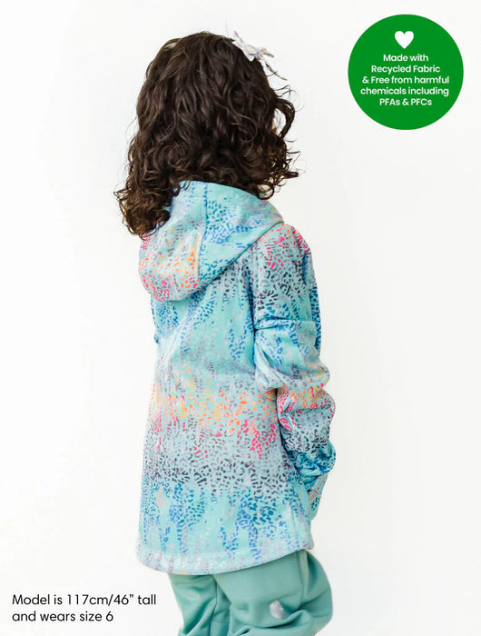 Rainbow Leopard All Weather Waterproof & Windproof Eco Hoodie