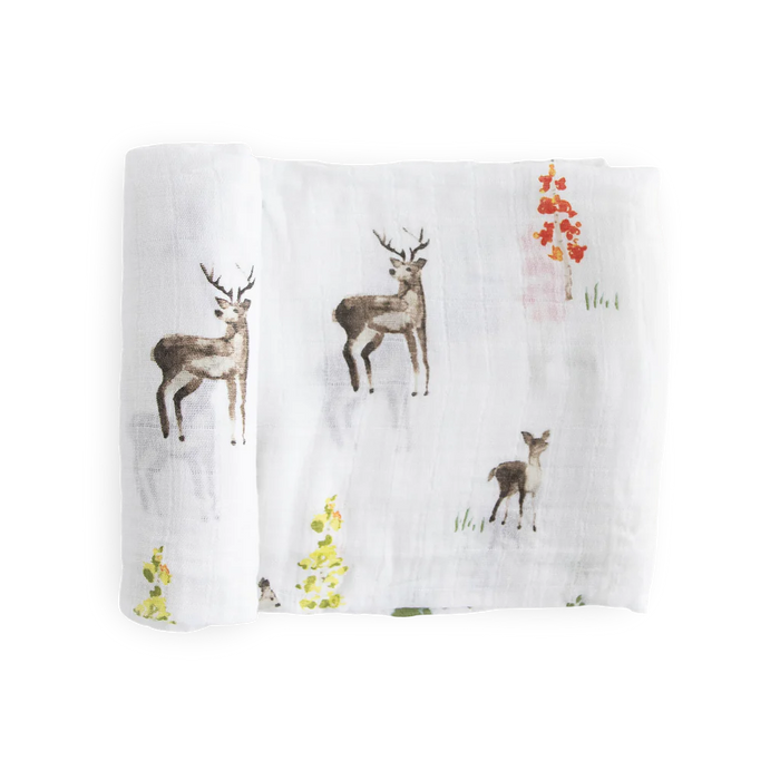 Oh Deer! Cotton Muslin Swaddle Blanket