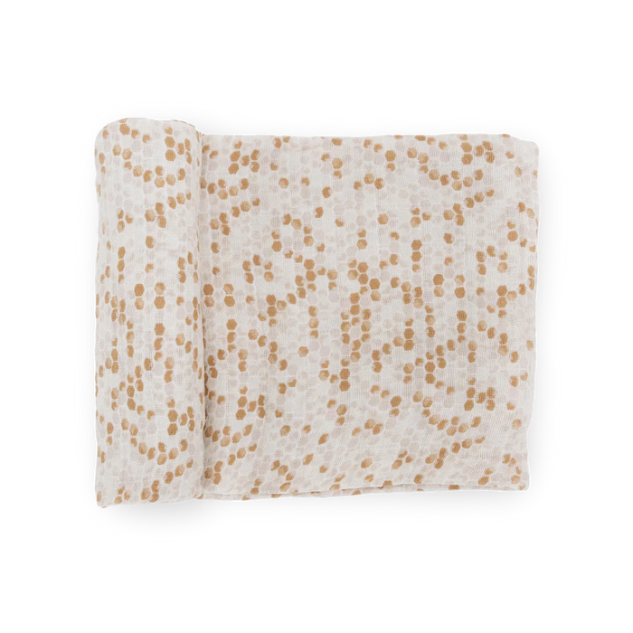 Honeycomb Cotton Muslin Swaddle Blanket