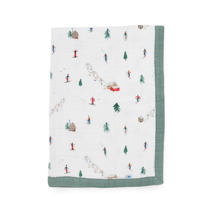 Powder Party Cotton Muslin Baby Quilt