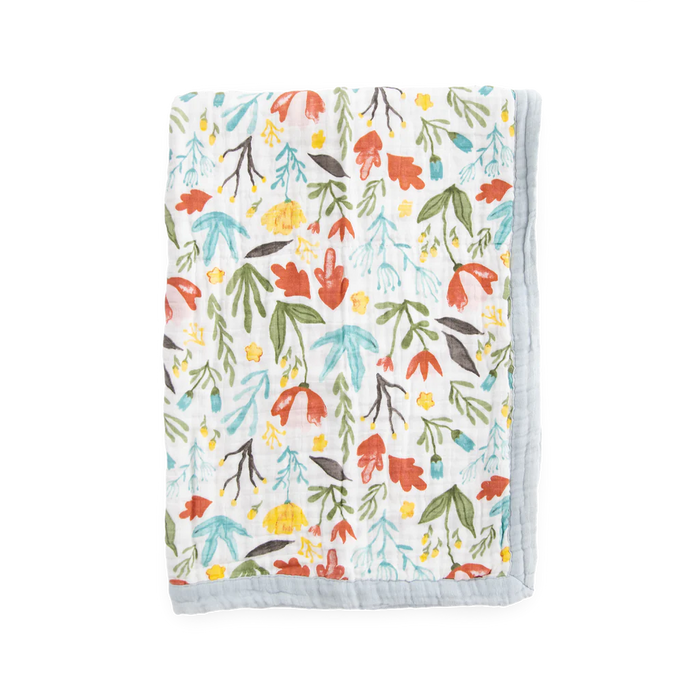 Meadow Cotton Muslin Baby Quilt