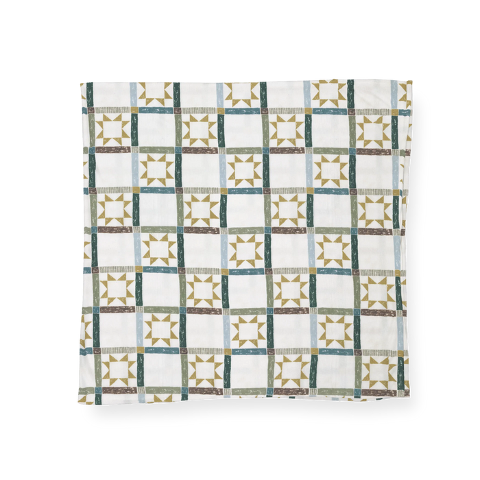 Stretch Knit Swaddle Blanket - Barn Star