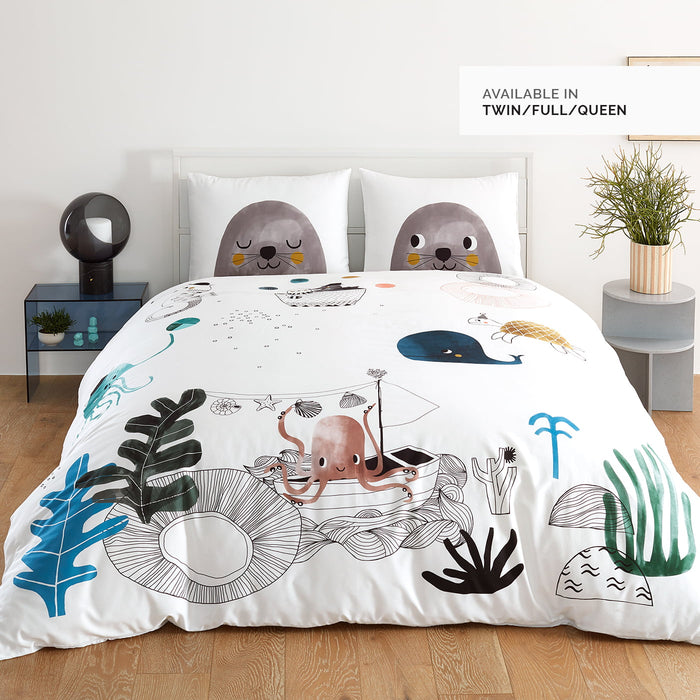Underwater Love Duvet & Pillowcase Set - Nature Baby Outfitter