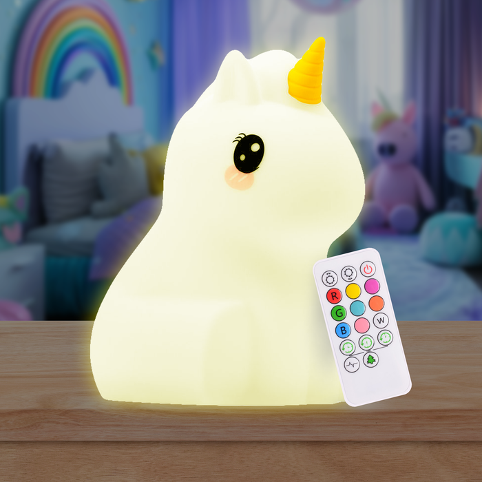 LumiPets® Unicorn - Children's Nursery Touch Night Light - Nature Baby Outfitter