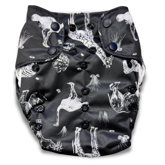 Dream Diaper 3.0 Natural Fiber Pocket Diaper - Safari Adventure