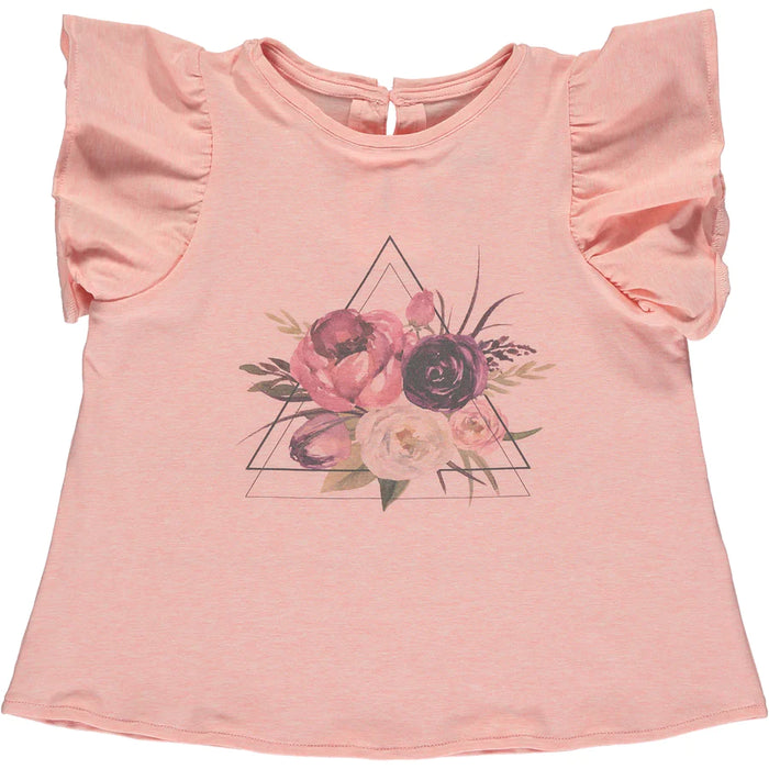 Triangle Floral Sutton Tee