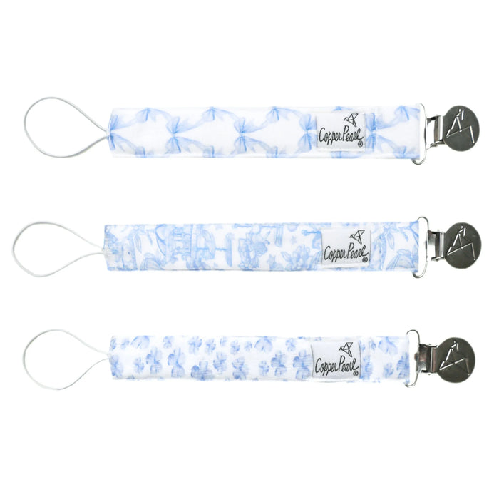 Vintage Carnival Binky Clips - 3 Pack