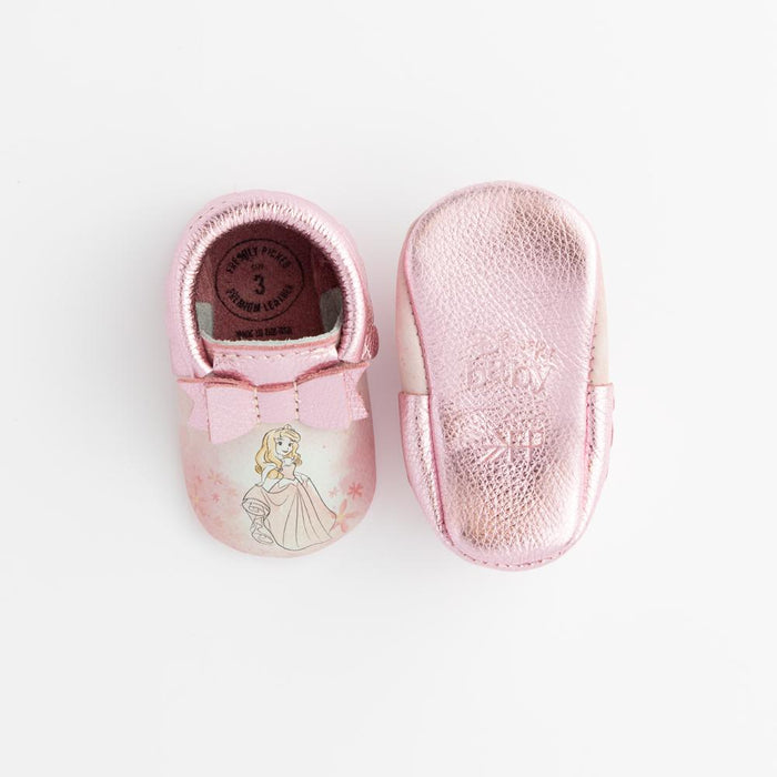Watercolor Aurora Bow Baby Shoe - Nature Baby Outfitter