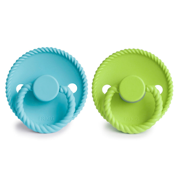 FRIGG Rope Silicone Pacifier 2-Pack - Nature Baby Outfitter
