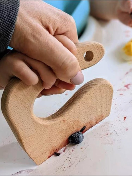 Mini Wooden Cutter / Knife — Kitchen Helper for Kids