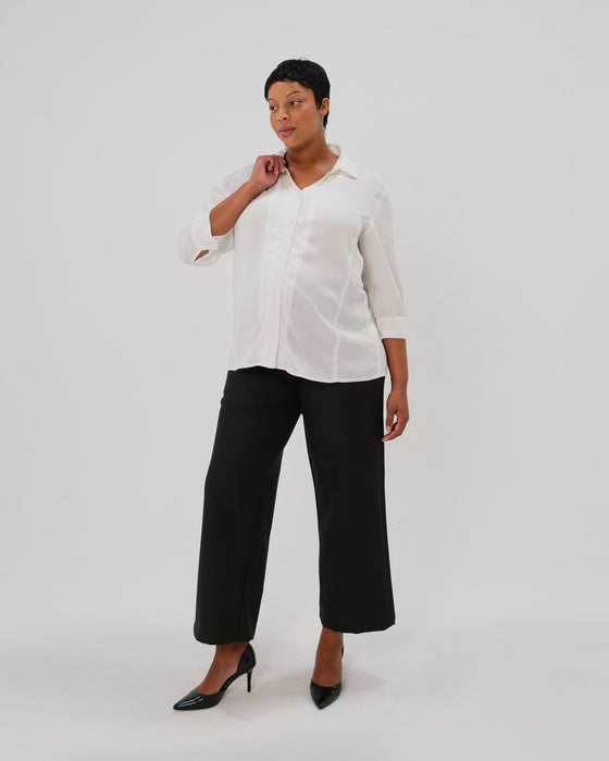 No-Gap Maternity Nursing Button Down Shirt in TENCEL (Regular & Petite) - Nature Baby Outfitter