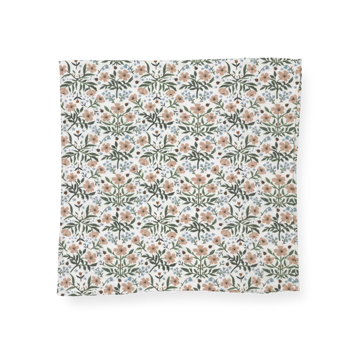 Stretch Knit Swaddle Blanket - Wild Rose