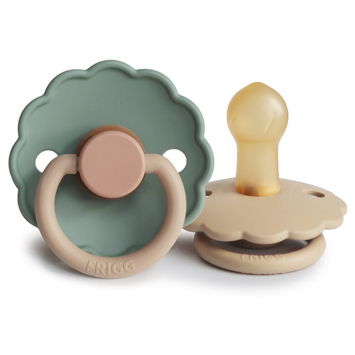 FRIGG Daisy Natural Rubber Pacifier 2-Pack - Nature Baby Outfitter