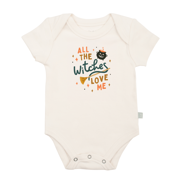 graphic bodysuit | witches love me