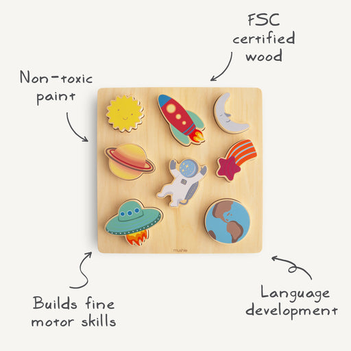 Wooden Space Puzzle - Nature Baby Outfitter