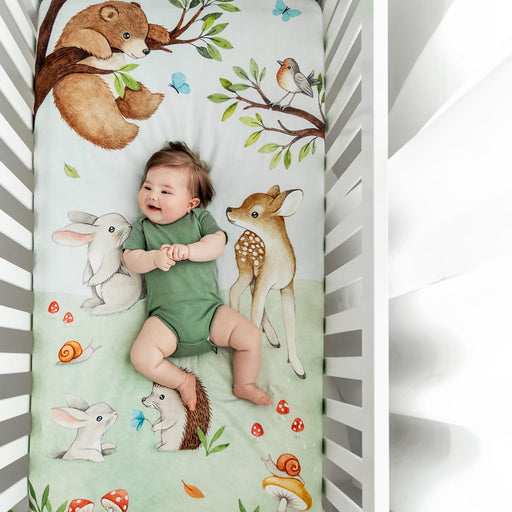 Enchanted Forest Standard Size Crib Sheet - Nature Baby Outfitter