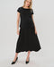 Over-Under Bump Pleated Maternity Maxi Skirt in All-Season Wool Blend - Nature Baby Outfitter