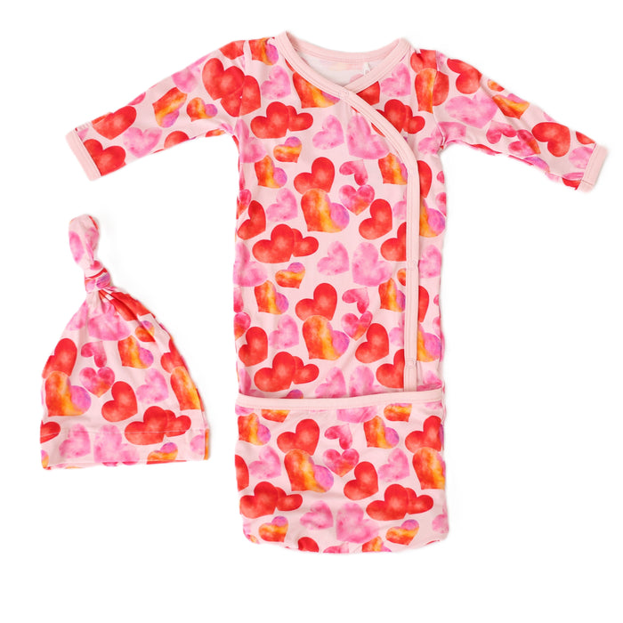 Love Hearts Gown & Hat