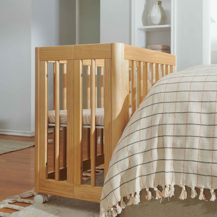 T29234,Babyletto,Oat Stripe Muslin All-Stages Bassinet Sheet in GOTS Certified Organic Cotton