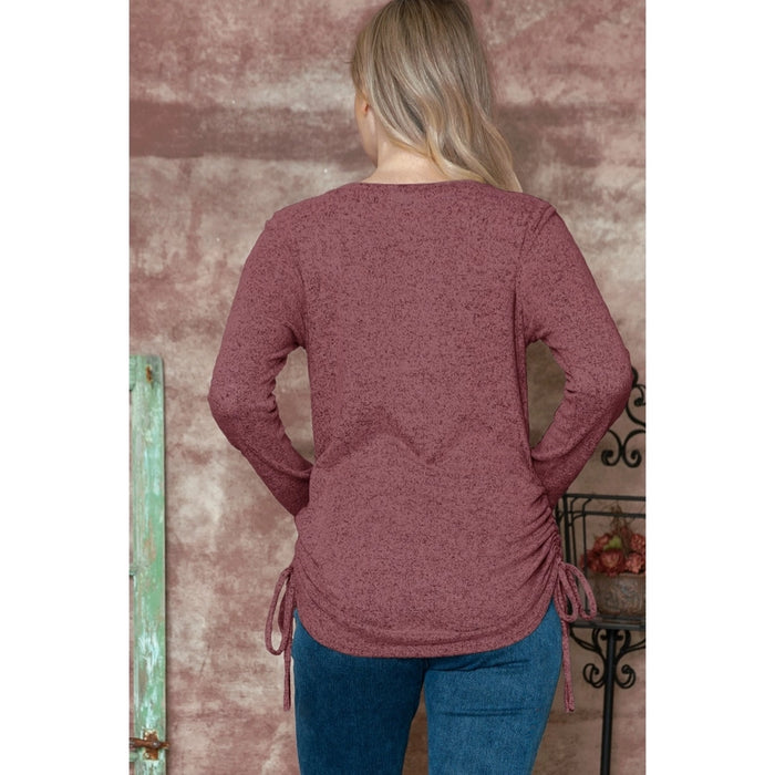Mulberry Long Sleeve Basic Maternity Top