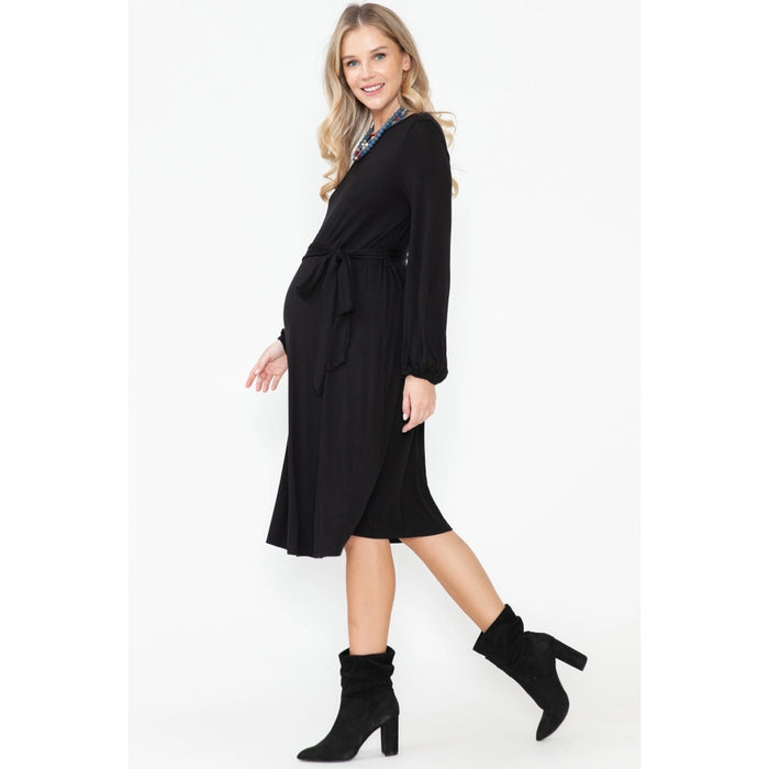 Black Elegant Autumn Dress