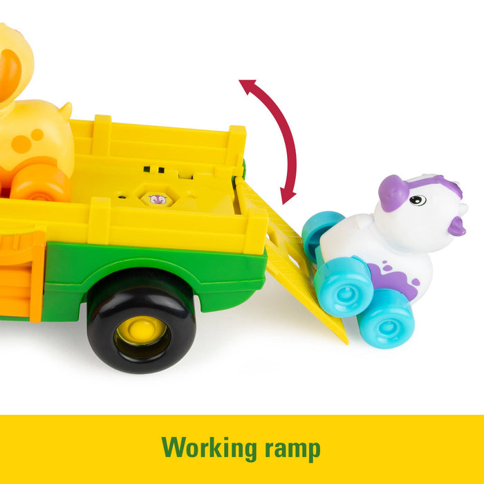 TOMY John Deere Farmin Friends Animal Sounds Wagon Ride
