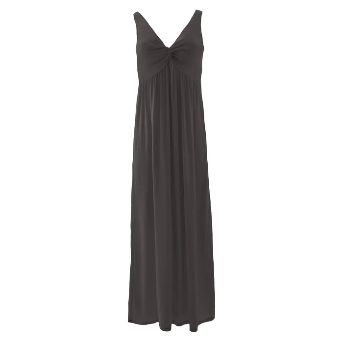 Midnight Bamboo Viscose Simple Twist Nightgown
