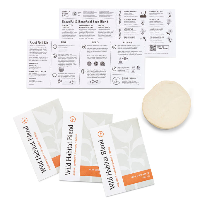 DIY Seed Ball Kit: Pizza Garden