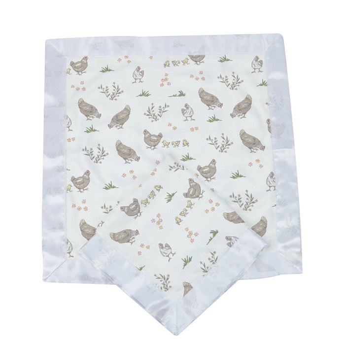 Farm Chickens Bamboo Newcastle Blankie