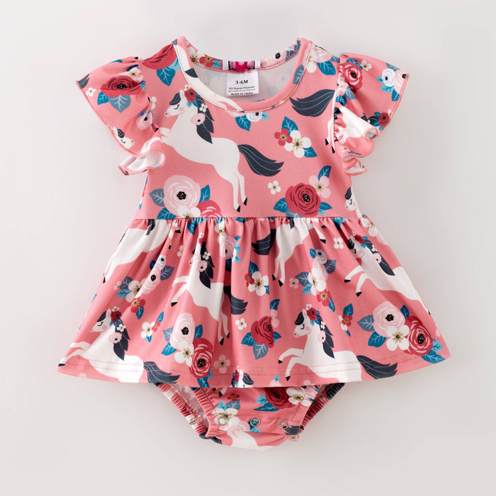Ponies & Roses Romper