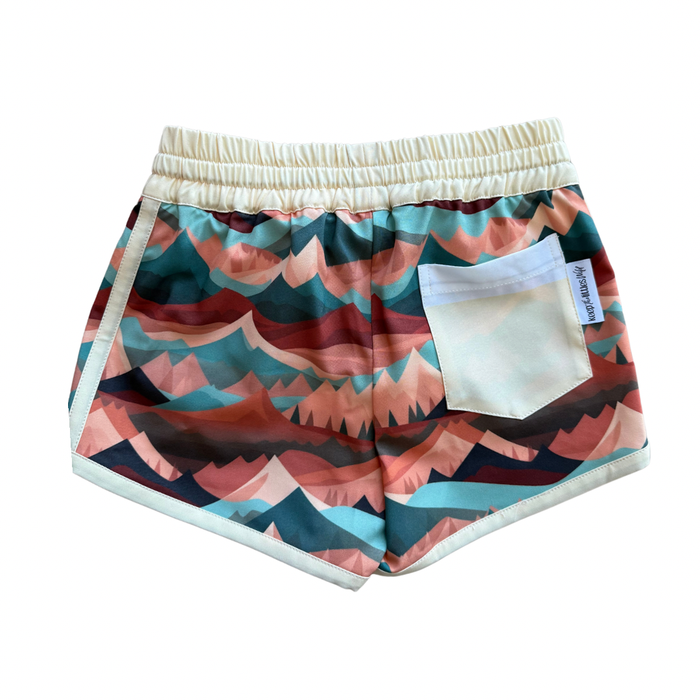 Colorful Mountains - Hybrid Shorts