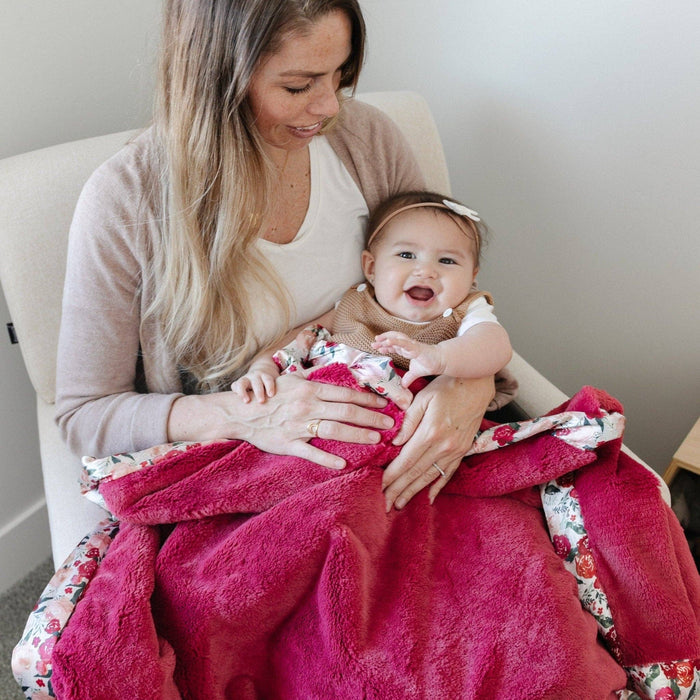 SATIN BACK RECEIVING BLANKETS