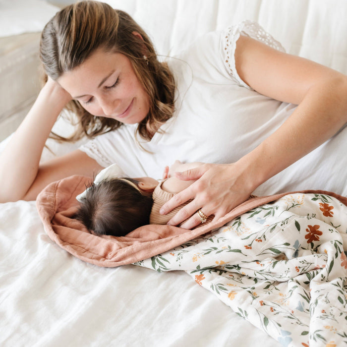 Higland Cow Bamboo Rayon Muslin 4-LAYER Quilts