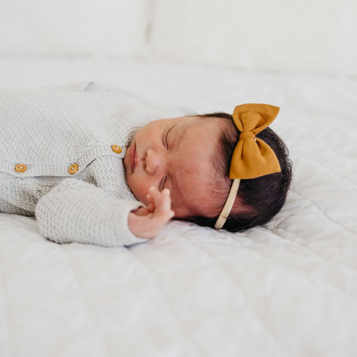 Bowtie Baby Bow - Camel