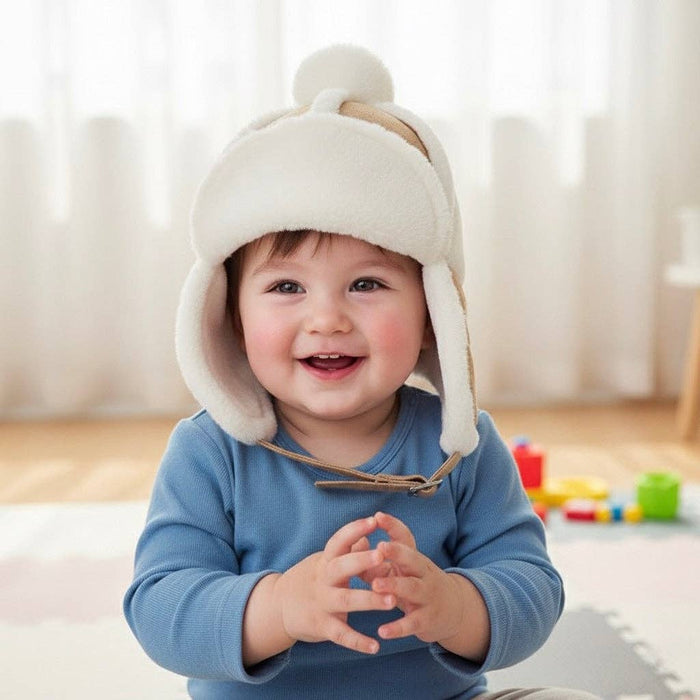 Faux-Fur Winter Hat for Kids- Cozy Winter Hat for Toddlers