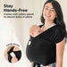 Black D-Lite Wrap Carrier - Nature Baby Outfitter