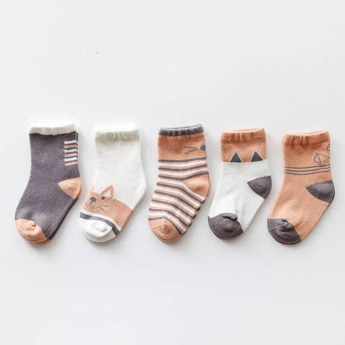 Cat Organic Cotton Socks for Kids