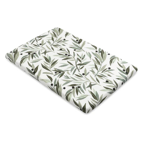 Olive Branches Organic Muslin Bassinet Sheet