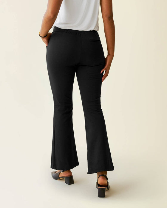 Ponte Flare Pant | Black